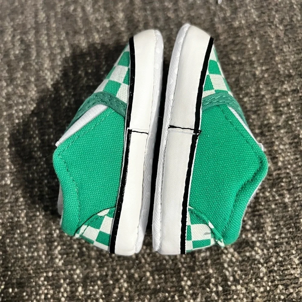 Vans Style Checkerboard Slip On Infant Slippers